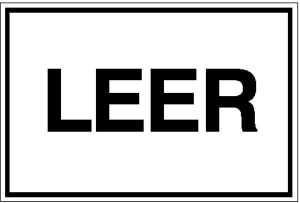 Hinweisschild für Betriebssicherheit LEER (Ausführung: Hinweisschild für Betriebssicherheit LEER (Art.Nr.: 11.5825))