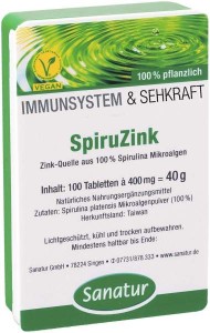 SANATUR SpiruZink (Packungsgröße: 100 Tabletten)