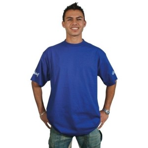 gut drauf-T-Shirt Größe: XXL BASIC, Farbe: Reflexblau
