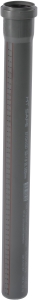 HT safe Rohr HTEM mit Muffe, DN 50 (Variante: Länge 150 mm)
