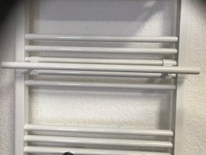 Mert Handtuchhalter Stange gerade weiß (Breite: 400 mm)