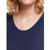 Medima Lingerie Kaschmir/Seide Damen-Hemd ohne Arm blau (Größe: M)