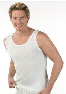 Medima Lingerie  Herren-Hemd ohne Arm Air to Wear weiß (Größe: M)