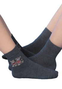 Medima Antisept Kinder-Socken, asphalt (Größe: 10)