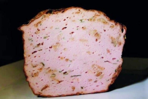 Zwiebelfleischkäse (Fleischkäse mit Röstzwiebeln: Fleischkäse mit Röstzwiebeln geschnitten 250gr)