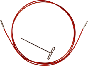 ChiaoGoo TWIST Red Seile MINI für Nadelspitzen 1,75mm-2,5mm (Länge: 55cm (für 80cm))