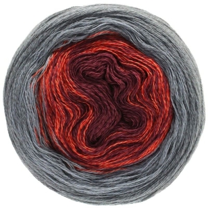 Lana Grossa Shades of Merino Cotton - Merinogarn mit Farbverlauf (Farbe: 401 Mintgrün/Türkis/Royalblau/Smaragd)