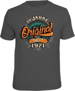 T-Shirt 50 JAHRE ORIGINAL SEIT 1971 (Größe:: XL (52/54))