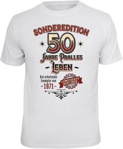 T-Shirt SONDEREDITION 50 JAHRE PRALLES LEBEN (Größe:: L (50/52))