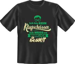 T-Shirt Klugscheisser (Größe:: S (42/44))
