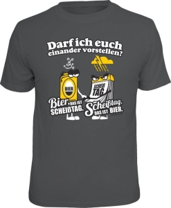 T-Shirt Scheißtag vorstellen...BIER (Größe:: S (42/44))