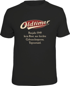 T-Shirt Oldtimer Baujahr 1949 Geburtsjahr (Größe:: M (46/48))