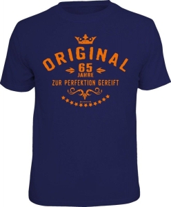 T-Shirt ORIGINAL 65 Jahre ZUR PERFEKTION GEREIFT (Größe:: L (50/52))