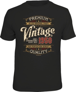 T-Shirt PREMIUM VINTAGE 1950 JAHRGANG (Größe:: M (46/48))
