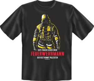 Fun Shirt FRAUEN LIEBEN EINEN FEUERWEHRMANN (Größe:: S (42/44))