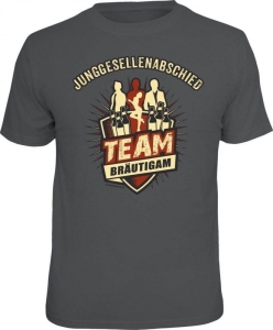 T-Shirt Junggesellenabschied Bräutigam Team (Größe:: S (42/44))