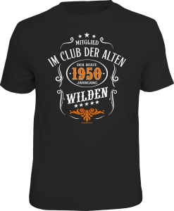 T-Shirt CLUB DER ALTEN WILDEN 1951 JAHRGANG (Größe:: M (46/48))