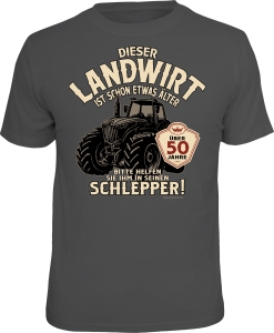 T-Shirt DIESER LANDWIRT IST ÜBER 50 JAHRE (Größe:: S (42/44))