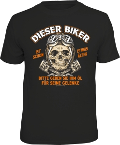 T-Shirt DIESER BIKER IST SCHON ETWAS ÄLTER (Größe:: XXL (56))
