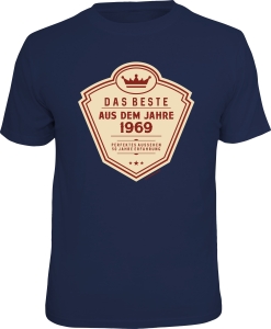 T-Shirt DAS BESTE AUS DEM JAHRE 1969 (Größe:: XL (52/54))