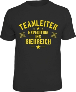T-Shirt TEAMLEITUNG EXPEDITION INS BIERREICH (Größe:: S (42/44))
