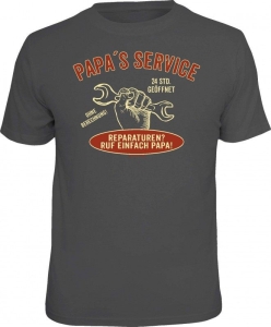 T-Shirt Papa´s Service - 24 Stunden geöffnet (Größe:: XL (52/54))