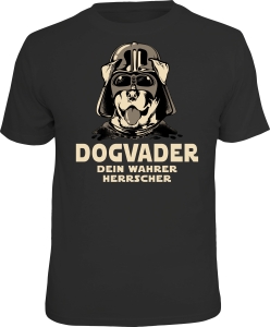 T-Shirt DOGVADER DEIN WAHRER HERRSCHER (Größe:: L (50/52))