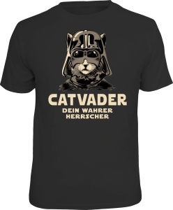 T-Shirt CATVADER DEIN WAHRER HERRSCHER (Größe:: L (50/52))