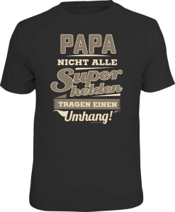 Fun Shirt PAPA NICHT ALLE SUPERHELDEN T-Shirt Spruch witzig Geschenk (Größe:: XXL (56))