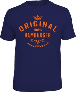 T-Shirt Original 100% Hamburger (Größe:: XL (52/54))
