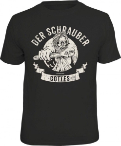 T-Shirt DER SCHRAUBER GOTTES (Größe:: S (42/44))