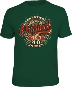 T-Shirt Garantiert 40 (Größe:: L (50/52))