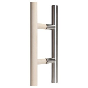 Design-Steel-Wood runder Rohr-/Stabgriff (Design-Steel-Wood runder Rohr-/Stabgriff: Standard Ahorn)