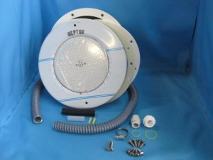 Unterwasserscheinwerfer LED Neptun maxi flat mit VA-Blende (Unterwasserscheinwerfer LED Neptun maxi flat mit VA-Blende: weiss)