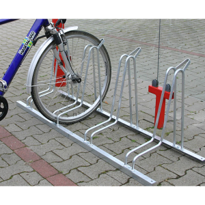 Fahrradklemme / Fahrradständer -Brüssel-, ein- und zweiseitige Radeinstellung, Radabstand 500 mm (Einstellplatz/Anordnung/Länge: 
<b>2er</b> einseitig/1000mm (Art.Nr.: 10648))