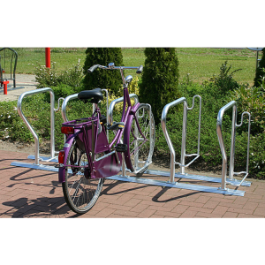 Fahrradständer -Sofia- einseitige Radeinstellung (Einstellplatz/Länge/Montage: 
<b>1er</b> tief/zum Einbetonieren (Art.Nr.: 10397))
