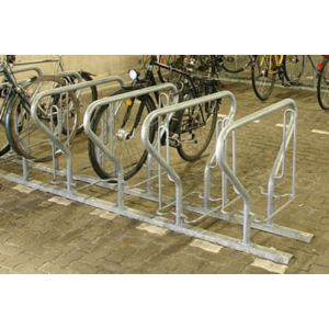 Fahrradständer -Sofia- zweiseitige Radeinstellung (Einstellplatz/Länge/Montage: 
<b>2er tief</b>/322 mm/zum Einbetonieren (Art.Nr.: 10508))