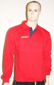 Sweatshirt Langarm  OCCIDENTE  v. LEGEA , rot (Größe: L)