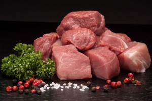 Gulasch vom Schwein- Schwäbisch-Hällisches (Gewicht: 500g)