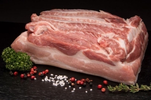 Schweinebauch ohne Knochen - Schwäbisch-Hällisches- (Gewicht: 500g)