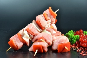 Fleischspieße vom Schwäbisch Hällischem Landschwein (Gewicht: 10 Feinkost Fleischspieß - 2000g)