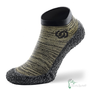 Skinners Socks   Barfussschuhe - Socken mit Sohlen und Zehenschutz - olive green (Größe: M EU/FR 40/43   25,4cm - 26,8cm)