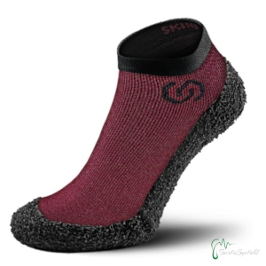 Skinners Socks   Barfussschuhe - Socken mit Sohlen und Zehenschutz - Bordeaux (Größe: XXL EU/FR 47/49   29,4cm - 30,9cm)