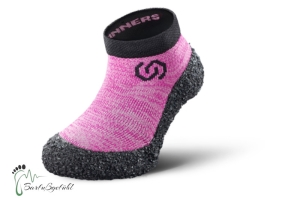 Skinners Socks  Kinder -Barfussschuhe - Socken mit Sohlen und Zehenschutz -candy pink (Größe: EU/FR 26-27  cm 15,7-17)