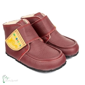 Winter Kinder Barfußschuhe Magical Shoes Ziu Ziu rot (Größe: 25 16,8cm Innenlänge 6,8 cm breit)