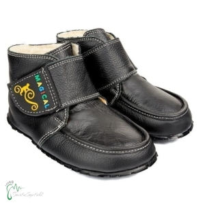 Winter Kinder Barfußschuhe Magical Shoes Ziu Ziu schwarz (Größe: 28 18,6 cm Innenlänge 7,8 cm Innenbreite)