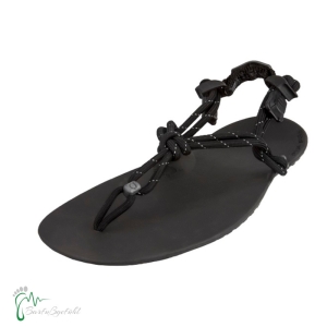 XeroShoes Genesis black - Damen - Huarache Sandalen (Größe: 8 (25,2-25,5 cm))